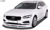 VOLVO V90 / S90 (2016-2020) Front Lip Splitter UNPAINTED