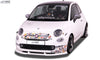 FIAT 500 2016+ Front Lip Splitter UNPAINTED