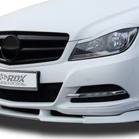 MERCEDES C-class W204 2011+ Front Lip Splitter UNPAINTED