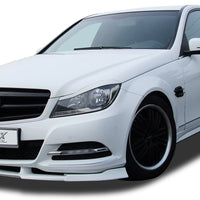 MERCEDES C-class W204 2011+ Front Lip Splitter UNPAINTED