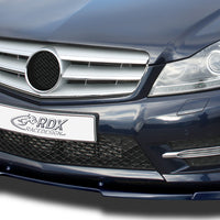 MERCEDES C-class W204 / S204 2011+ (Cars with AMG-Styling Front bumper) Front Lip Splitter