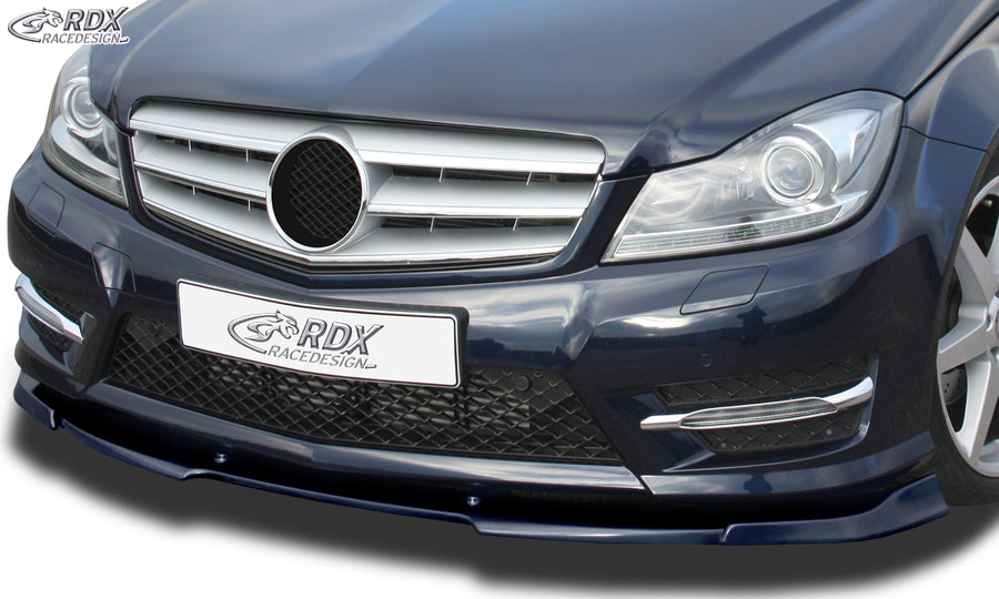 MERCEDES C-class W204 / S204 2011+ (Cars with AMG-Styling Front bumper) Front Lip Splitter