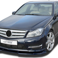 MERCEDES C-class W204 / S204 2011+ (Cars with AMG-Styling Front bumper) Front Lip Splitter