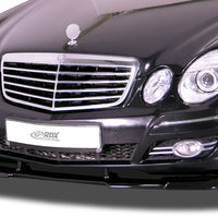 MERCEDES E-class W211 2006+ Front Lip Splitter UNPAINTED