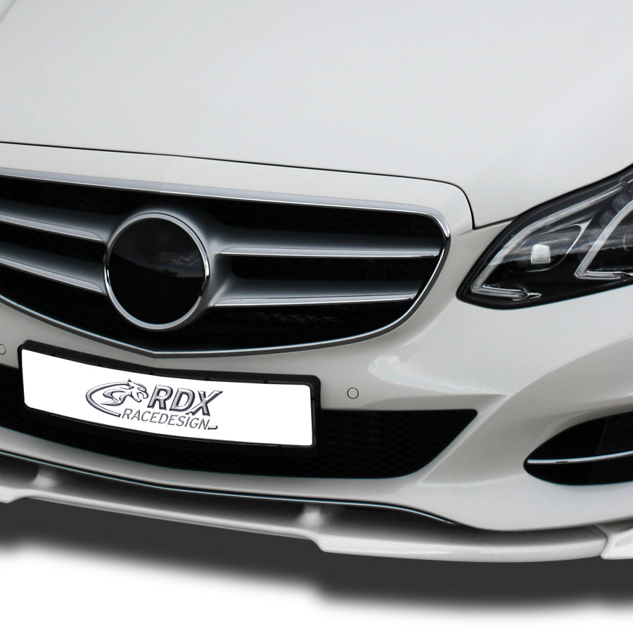 MERCEDES E-class W212 2013+ Front Lip Splitter UNPAINTED