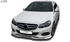 MERCEDES E-class W212 2013+ Front Lip Splitter UNPAINTED