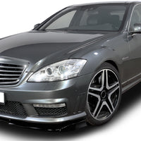 MERCEDES S-class W221 AMG 2009+ Front Lip Splitter UNPAINTED