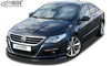 VW Passat CC -2012 Front Lip Splitter UNPAINTED