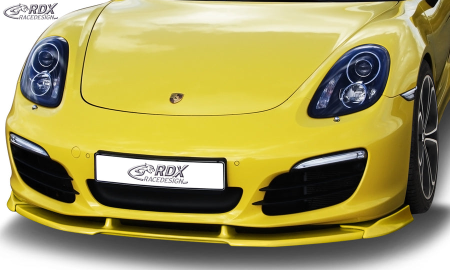 PORSCHE Boxster (981) 2012+ Front Lip Splitter UNPAINTED