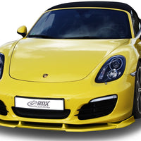 PORSCHE Boxster (981) 2012+ Front Lip Splitter UNPAINTED