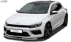 VW Scirocco 3 R (2014+) Front Lip Splitter UNPAINTED