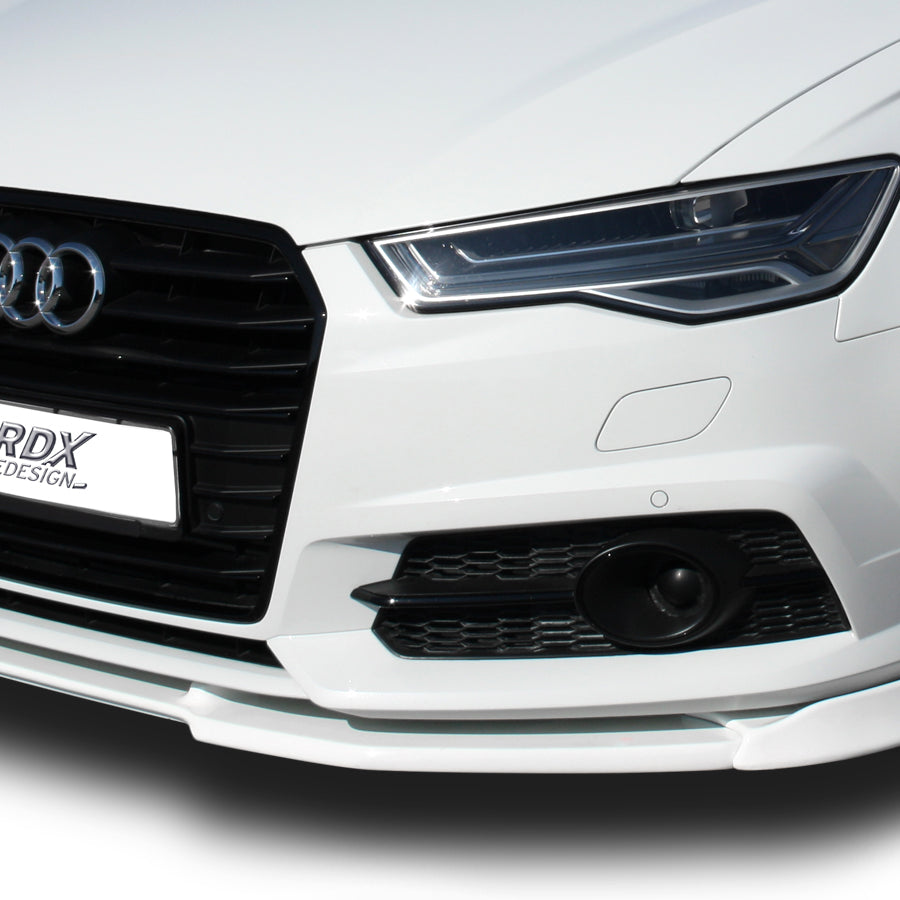 AUDI A6 C7 (S-Line- and S6-Frontbumper) Front Lip Splitter UNPAINTED