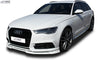 AUDI A6 C7 (S-Line- and S6-Frontbumper) Front Lip Splitter UNPAINTED