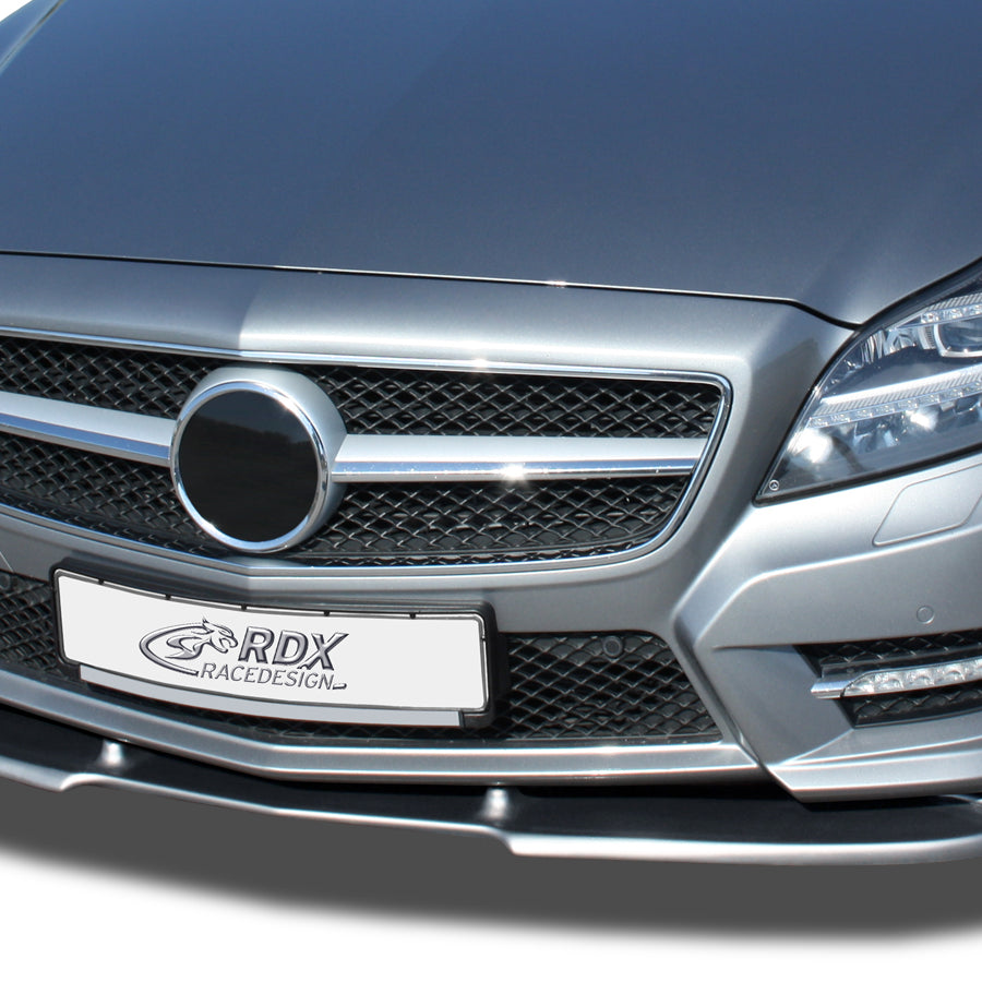 MERCEDES CLS-class C218 -08/2014 (AMG-Styling Front bumper) Front Lip Splitter