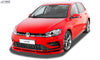 VW Golf 7 Facelift 2017+ R-Line & R Front Lip Splitter UNPAINTED