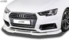 AUDI A4 8W B9 (-2019, for S-Line- and S4-Frontbumper) Front Lip Splitter