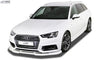 AUDI A4 8W B9 (-2019, for S-Line- and S4-Frontbumper) Front Lip Splitter