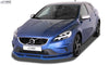 VOLVO V40 R-Design 2013+ Front Lip Splitter UNPAINTED