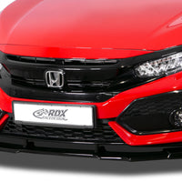 HONDA Civic 2017+ Front Lip Splitter UNPAINTED