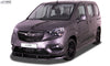 OPEL Combo Life & Cargo 2018+ Front Lip Splitter UNPAINTED