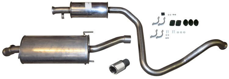 Saab 9-3 I Turbo (not Aero, not Viggen, not Cab.) Exhaust system