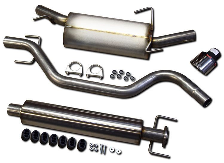 Saab 9-5 I Aero, oval tail pipe Sports exhaust system