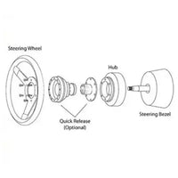 US-Racing Steering Wheel Quick Release Hub (Snap-OFF)