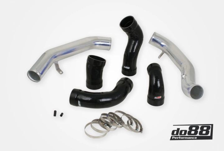 Volvo S60 V60 XC60 V70 XC70 S80 3.0L T6 Pressure pipes with Black/Blue hoses