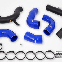 AUDI SEAT SKODA VW 1.8 / 2.0 TSI (MQB) OEM/do88 IC Pressure pipes, Blue/Black hoses