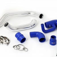 Volvo 850/SVC70 Turbo Pressure pipes, black/blue hoses, 63/76mm throttle body