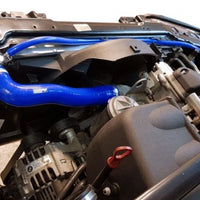 BMW M3 E46 Radiator Aluminum, Blue/Black hose