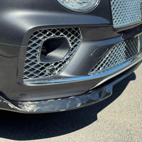 BENTLEY BENTAYGA 21- Forged Carbon fiber front bumper splitter