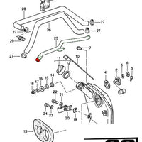 Porsche 930 Turbo Oil hoses