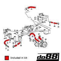 Porsche 930 Turbo K Jetronic hoses