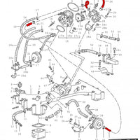 Porsche 930 Turbo Vacuum hoses