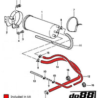 Porsche 930 Turbo Carbon canister hoses