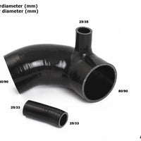 Porsche 964 Turbo Inlet hoses for turbo