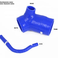 Mazda MX-5 Miata ND 2015- Inlet hose Black/Blue