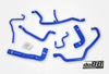 BMW 525i 525ix E34 Coolant hoses Blue/Black