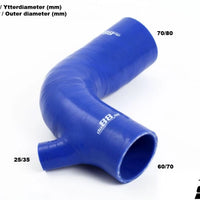 SAAB 900/9-3 Turbo 94-00 Inlet hose Blue/Black