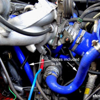 Volvo 700/940 Turbo 90-98 Idle valve hoses Blue/Black