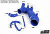 Audi A4 1,8T 01-04 Inlet hose Blue/Black