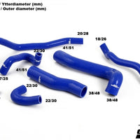 BMW M3 E46 Coolant hoses Black