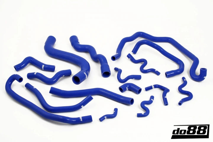 SAAB 9-3 2.8t V6 2006- Coolant hoses Blue/Black