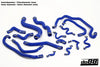 SAAB 9-3 2.8t V6 2006- Coolant hoses Blue/Black