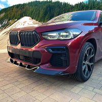 BMW X6 G06 M Sport Performance Carbon Fiber front splitter