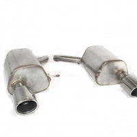 BMW E63 Rear Muffler 2 Duplex tips, round 100mm (SS)