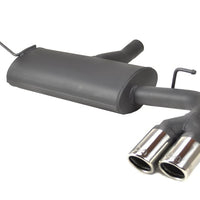 Ford Focus IV Rear Muffler 2 tips, Round 70mm