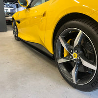 Ferrari Portofino CARBON Performance Aero side skirt spoiler diffuser