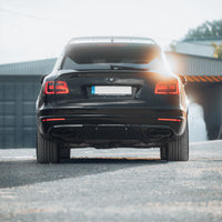 BENTLEY BENTAYGA -20 Speed S Carbon fiber rear bumper diffuser valance